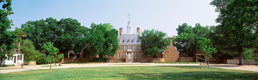 Architecture Photograph - Usa, Virginia, Williamsburg, Governors by Panoramic Images
