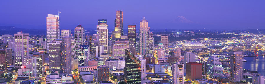 Seattle Photograph - Usa, Washington, Seattle, Cityscape by Panoramic Images