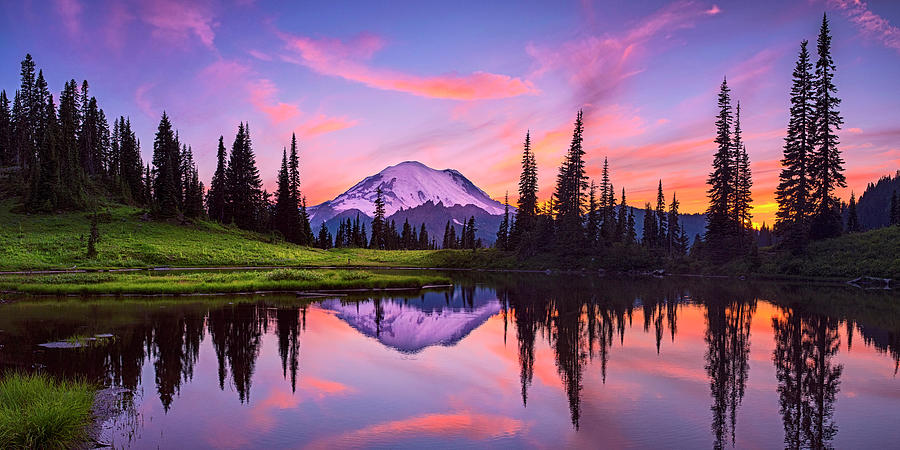 Mount Rainier National Park Photograph - USA, Washington State, Mt by Jaynes Gallery