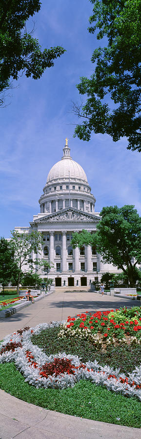 Madison Photograph - Usa, Wisconsin, Madison, State Capital by Panoramic Images