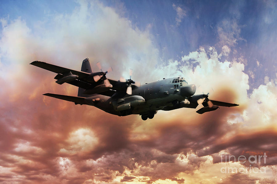 USAF Hercules Digital Art by Airpower Art