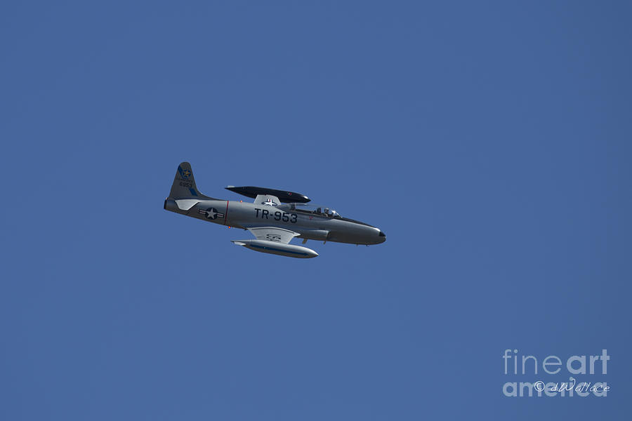 USAF Lockheed T-33 TR-953 Fly By Photograph by D Wallace