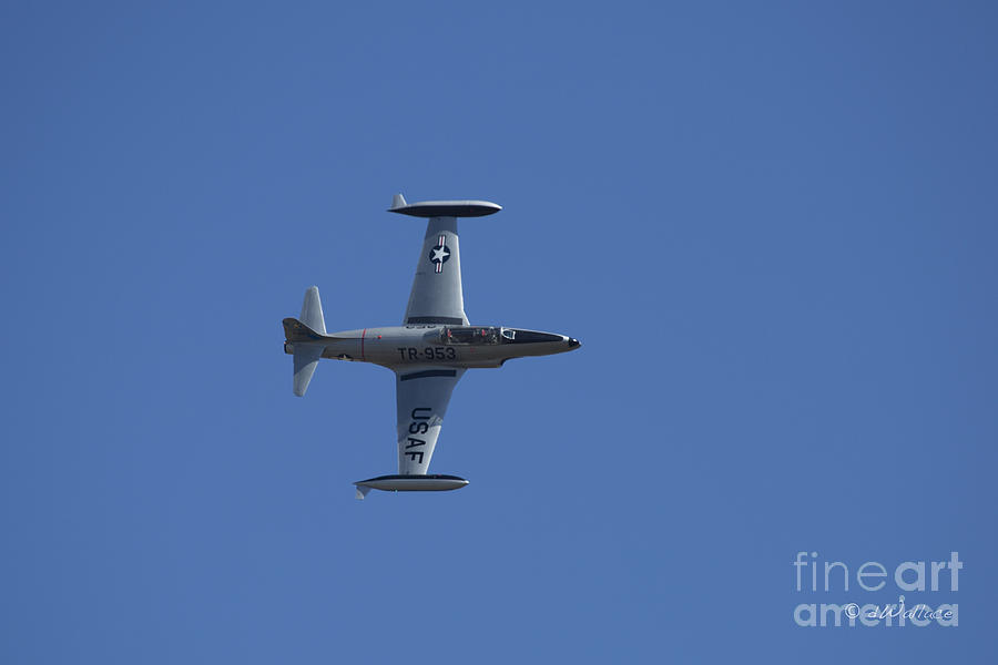 USAF Lockheed T-33 TR-953 Side Photograph by D Wallace
