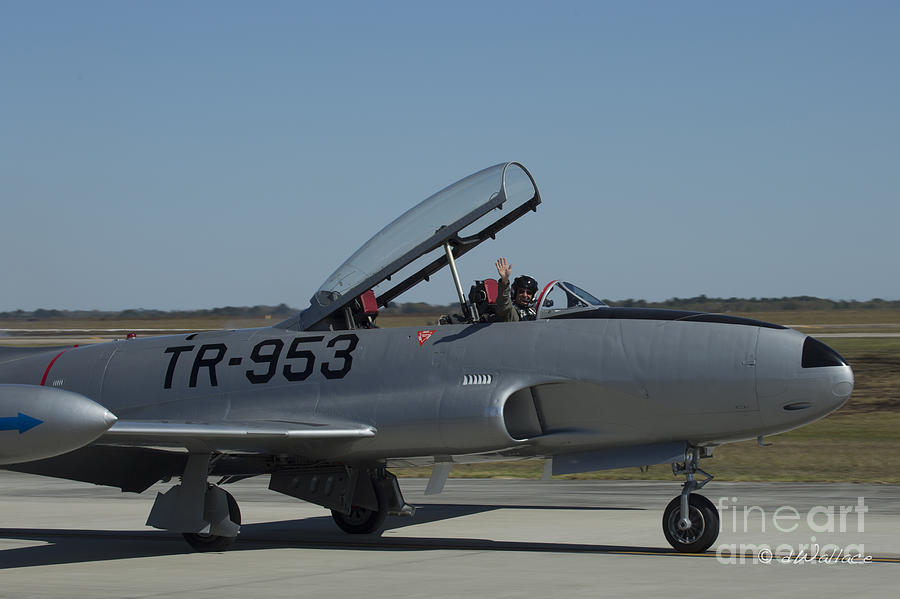 USAF Lockheed T-33 TR-953 Taxi Photograph by D Wallace