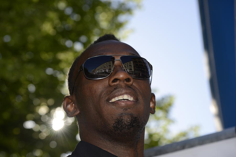 Celebrity Photograph - Usain Bolt - The Legend 1 by Teo SITCHET-KANDA