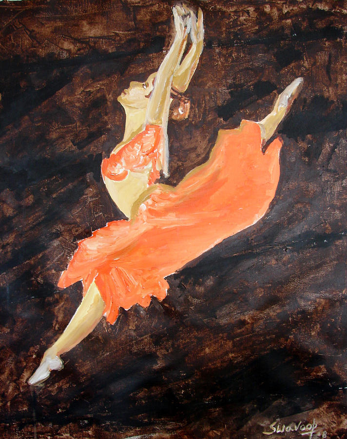 U.s.ballet Dance Painting by Anand Swaroop Manchiraju
