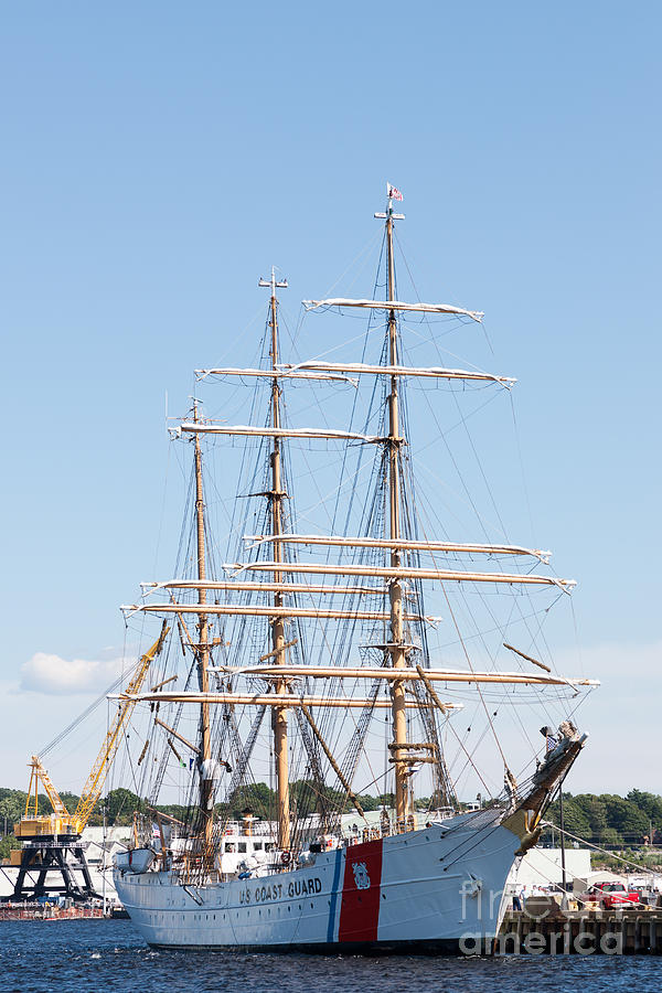 USCG Barque Eagle I Photograph by Clarence Holmes