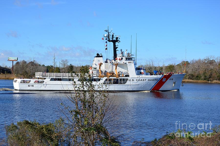 USCG Diligence On The Cape Fear River Photograph by Bob Sample