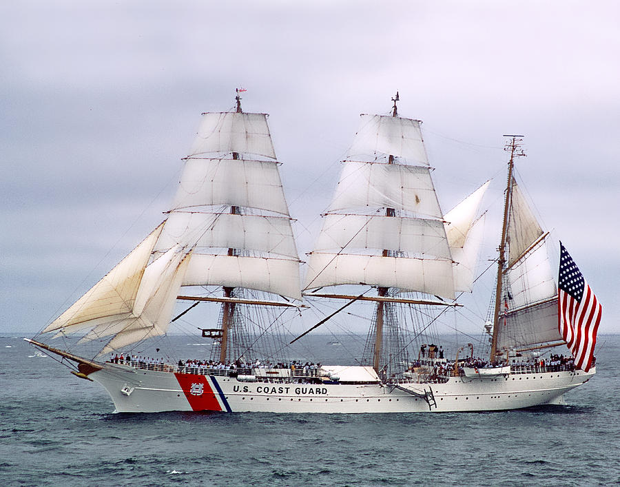 USCG Eagle 005 Photograph by Jeff Stallard - Fine Art America