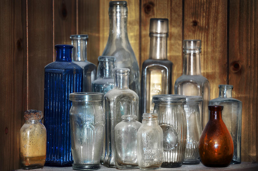 Bottle Photograph - Used and Forgotten by Svetlana Sewell