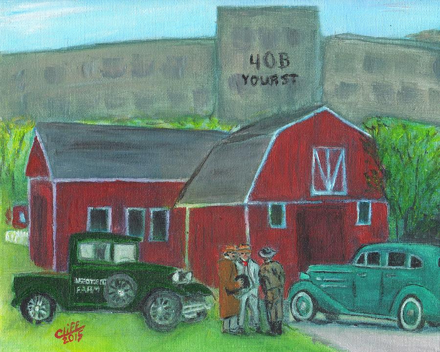 Usedtobea Farm Painting by Cliff Wilson