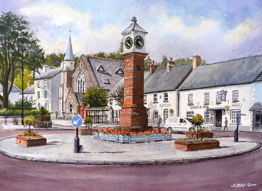 Usk in Bloom Painting by Andrew Read