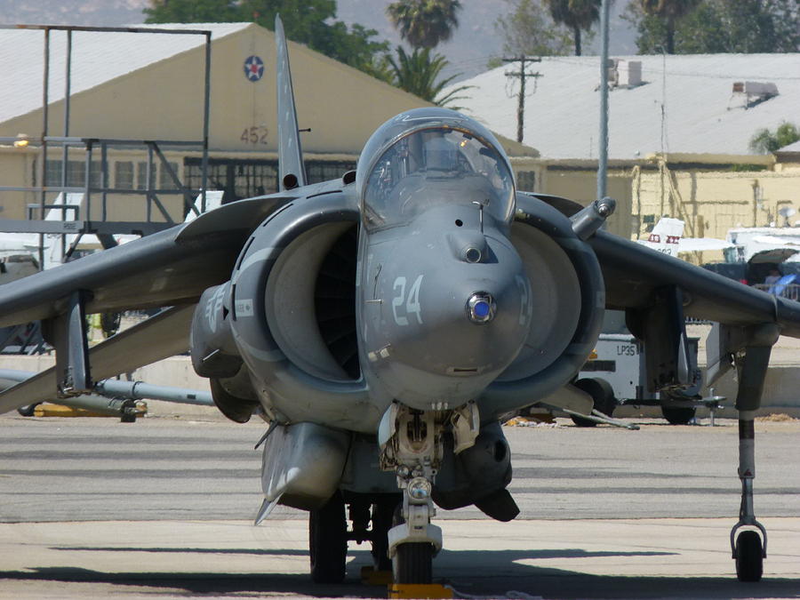 USMC Harrier Jump Jet Photograph by Jeff Lowe