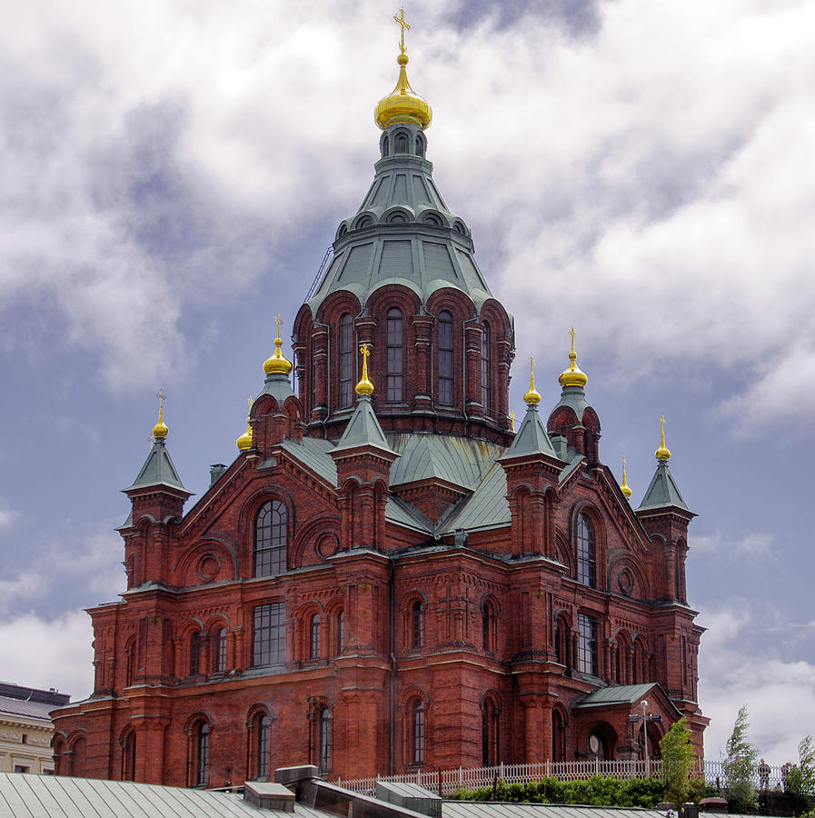 Helsinki Photograph - Uspenski Orthodox Cathedral - Helsinki - Finland by Jon Berghoff