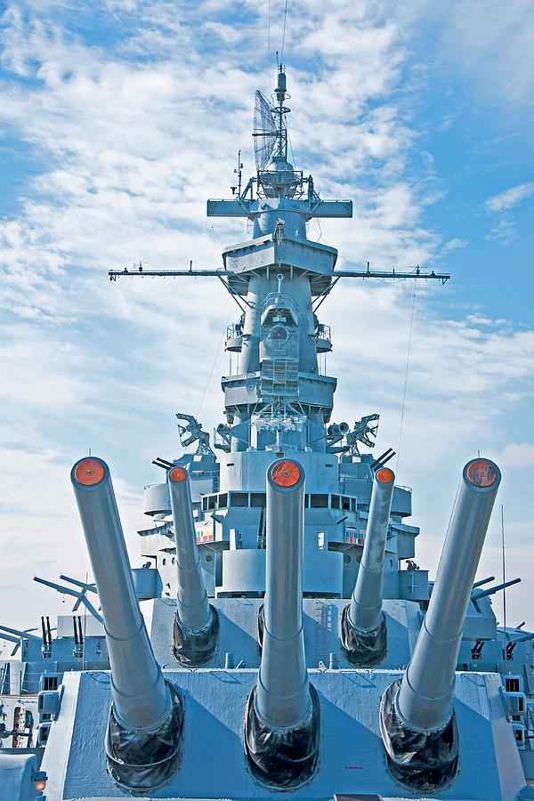 USS Alabama Photograph by Dennis Cox