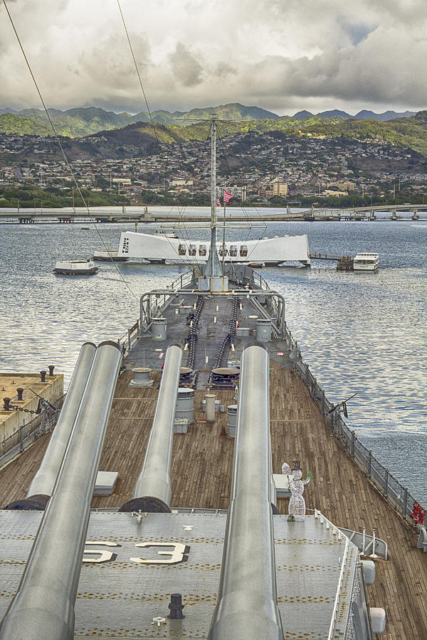 USS Arizona Memorial-Pearl Harbor V4 Photograph by Douglas Barnard
