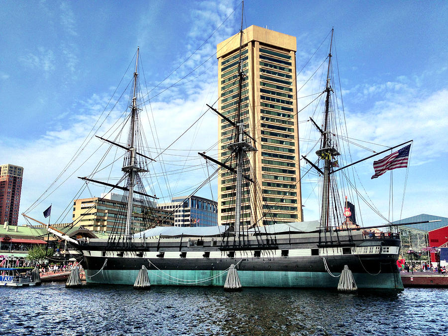 USS Constellation Photograph by Chris Montcalmo