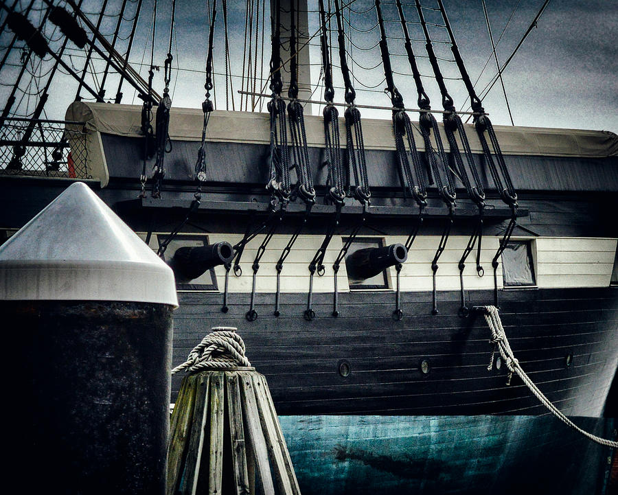 USS Constellation in Baltimore Inner Harbor Photograph by Bill Swartwout