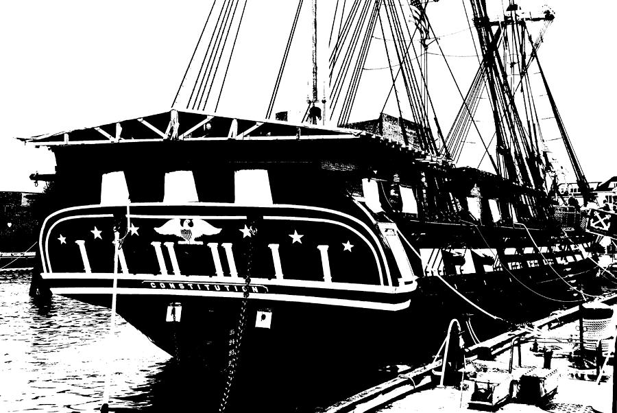Boston Photograph - USS Constitution by Norma Brock