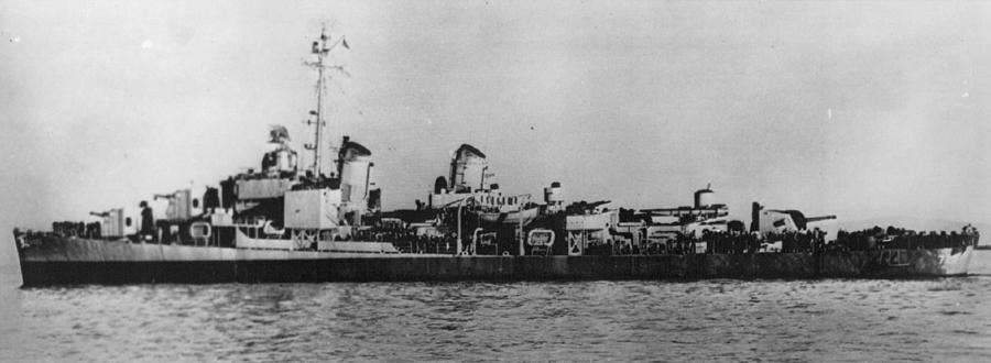 U.s.s. Destroyer Walke Photograph by Retro Images Archive