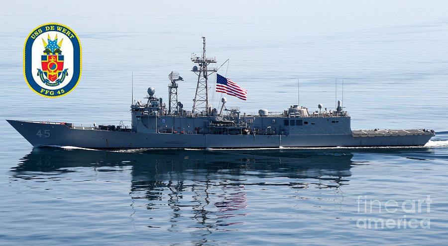 Uss Dewert Photograph - USS DeWert by Baltzgar