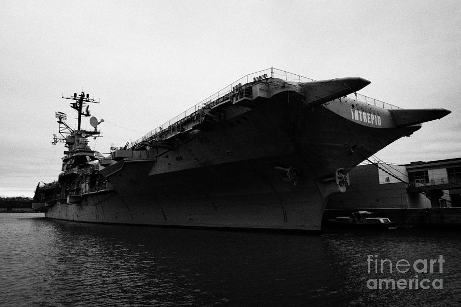 Uss Intrepid Aircraft Carrier At The Intrepid Sea Air Space Museum New York Photograph By Joe Fox