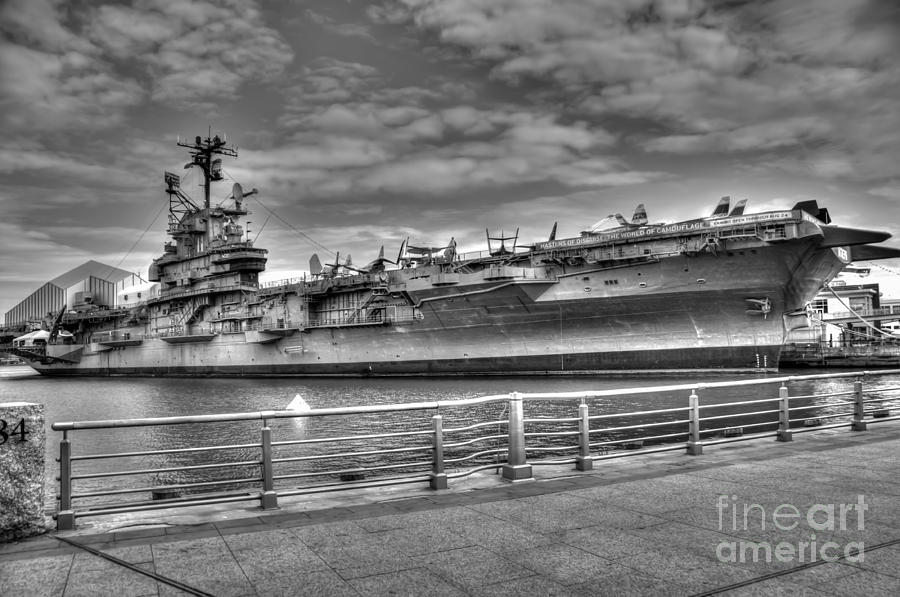 Uss Intrepid Photograph - USS Intrepid by Anthony Sacco