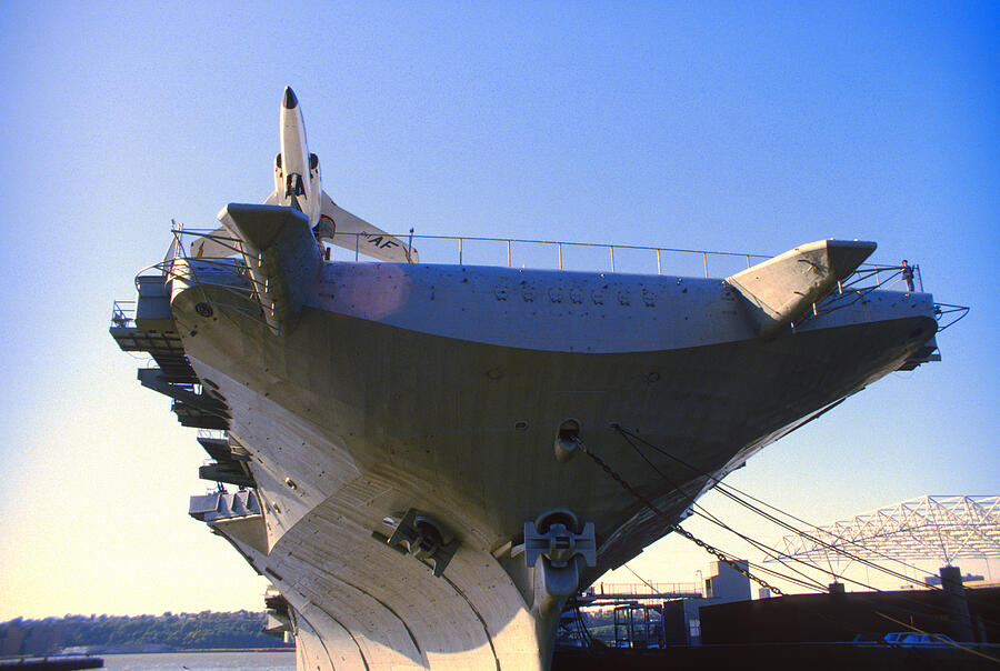 USS Intrepid Sea Museum in New York 1984 Photograph by Gordon James