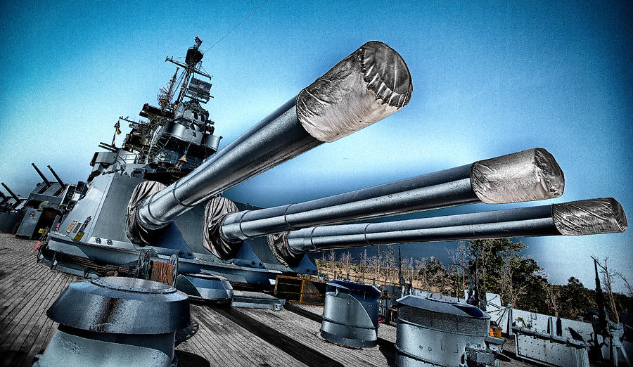 USS North Carolina Battleship Photograph by Craig Bowman