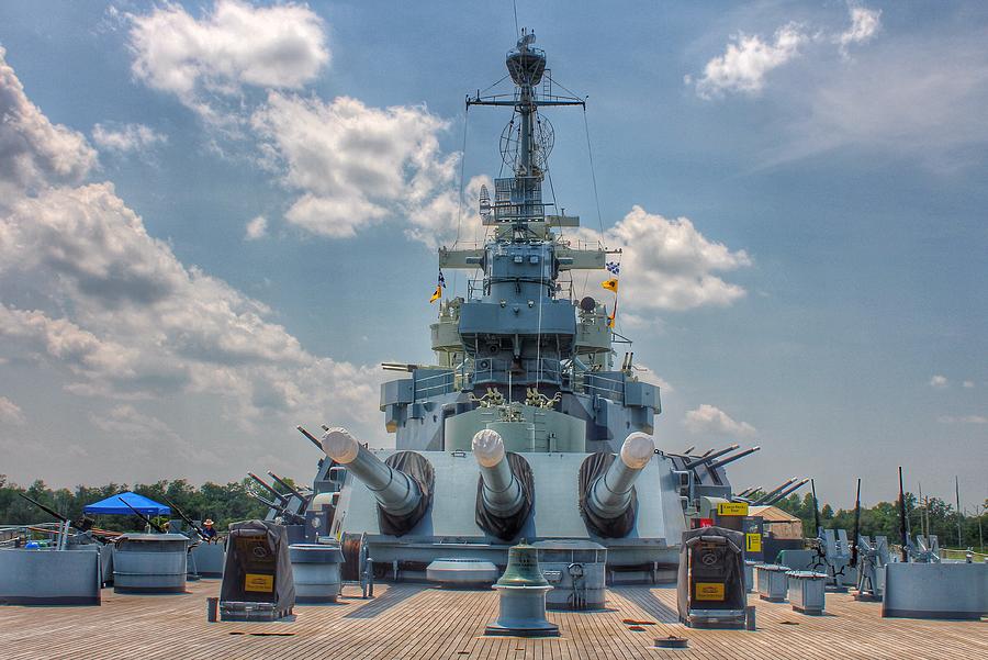 USS North Carolina Photograph by Chris Berrier