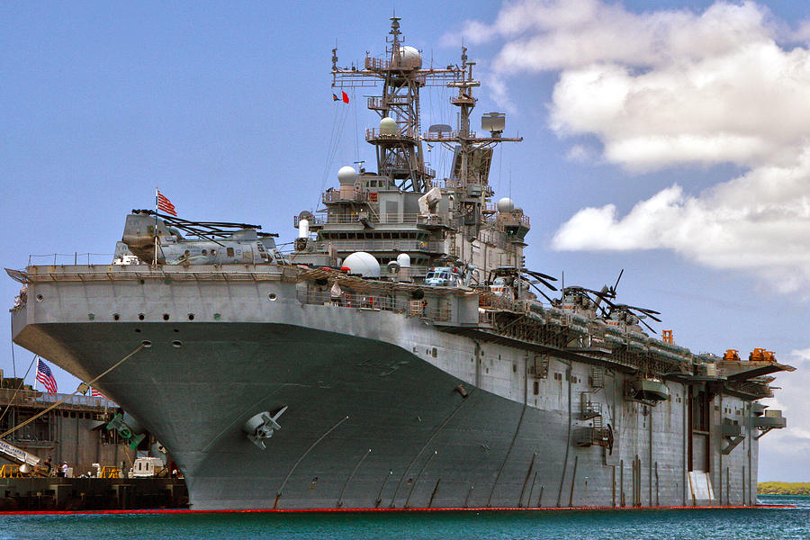 Uss Peleliu Photograph - USS Peleliu by Mitch Cat