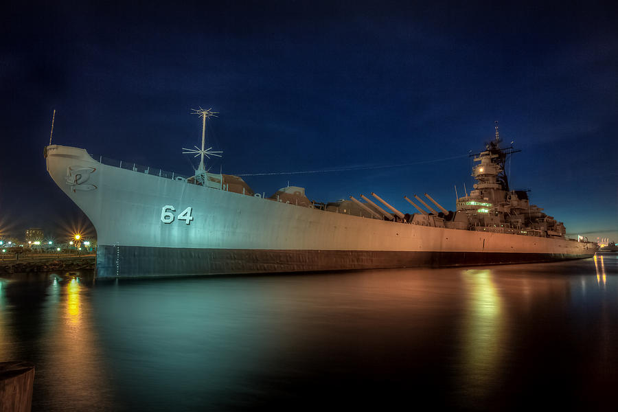 Battleship Wisconsin #1 Photograph by Jerry Gammon