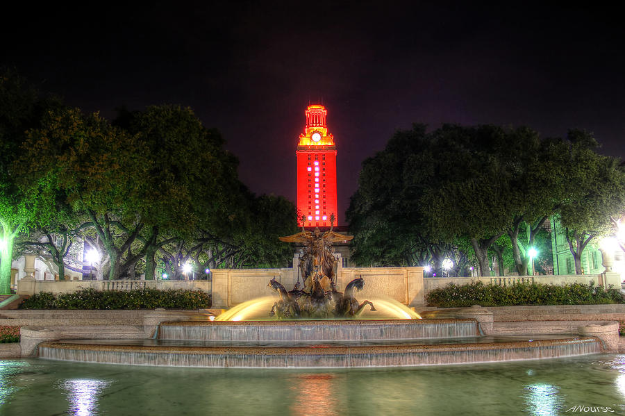 Austin Photograph - UT Tower 1 by Andrew Nourse