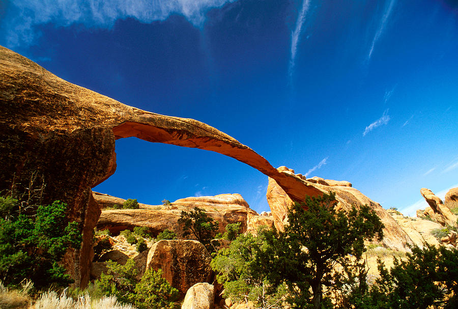 Up Movie Photograph - Utah Arches National Park  by Anonymous