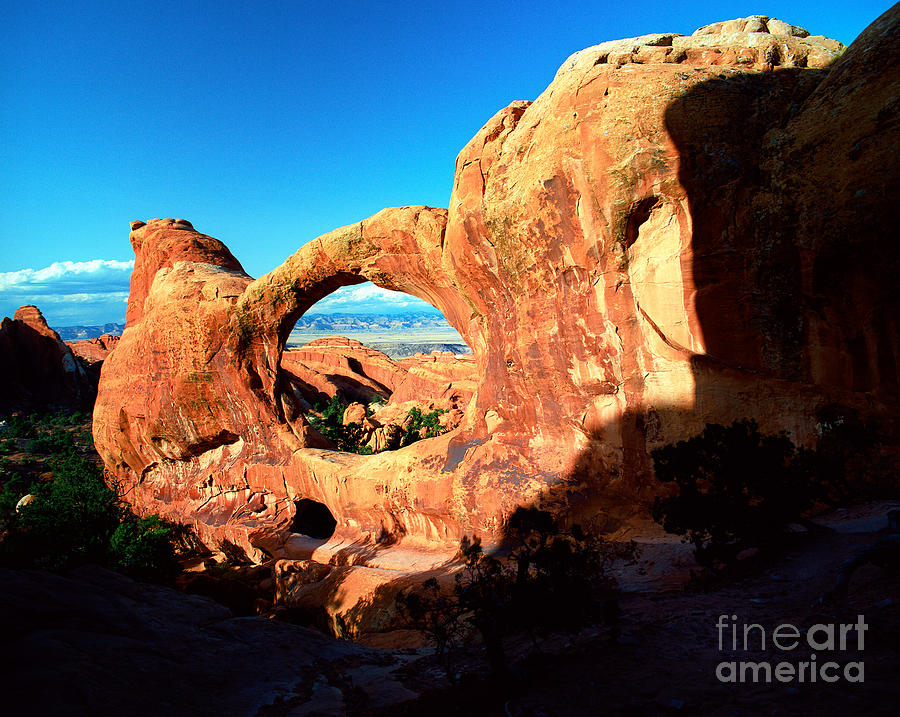 Utah - Arches National Park - Double O Arch 2 Photograph by Terry Elniski
