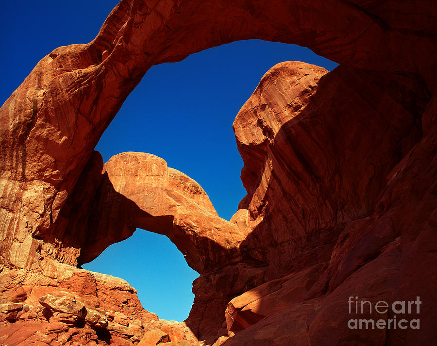 Arches National Park Photograph - Utah - Double Arch by Terry Elniski