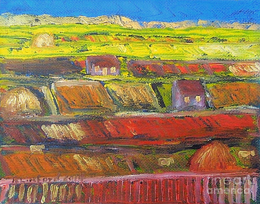 Utah Farm Country Painting by Richard W Linford