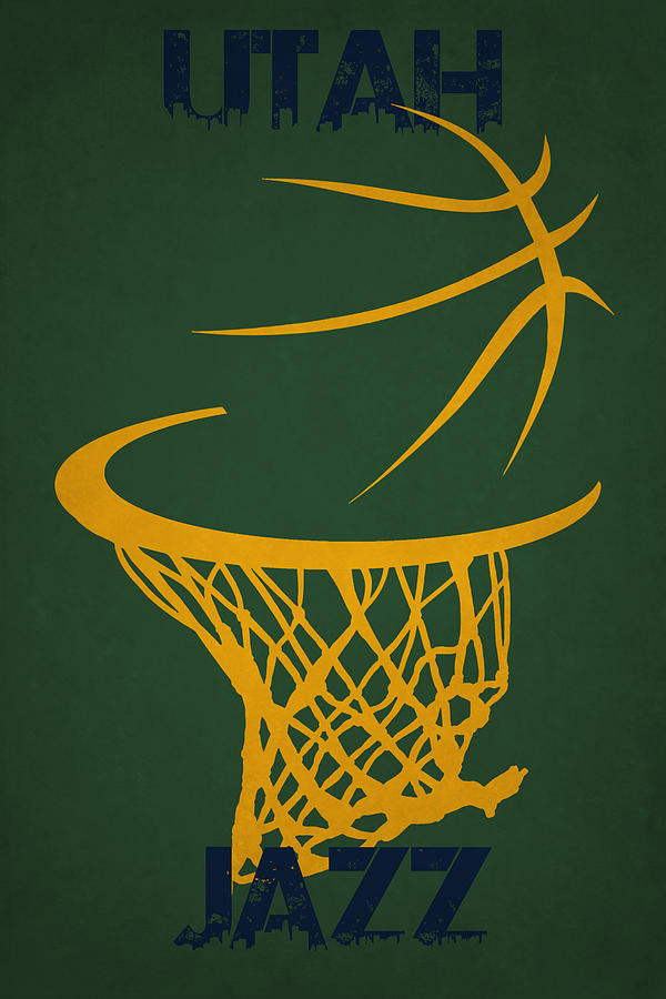 Utah Jazz Hoop Photograph by Joe Hamilton - Fine Art America