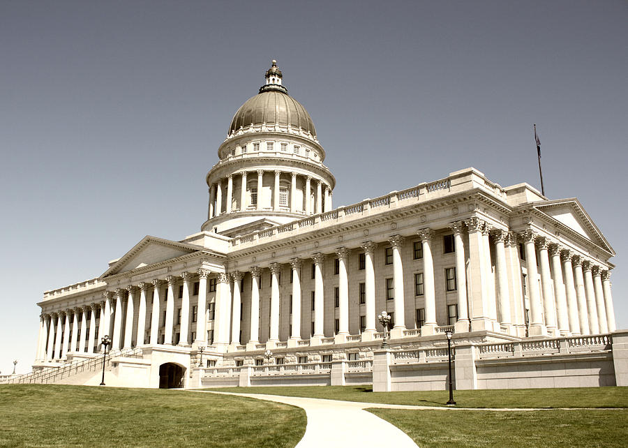 Utah State Capital Photograph by Ely Arsha