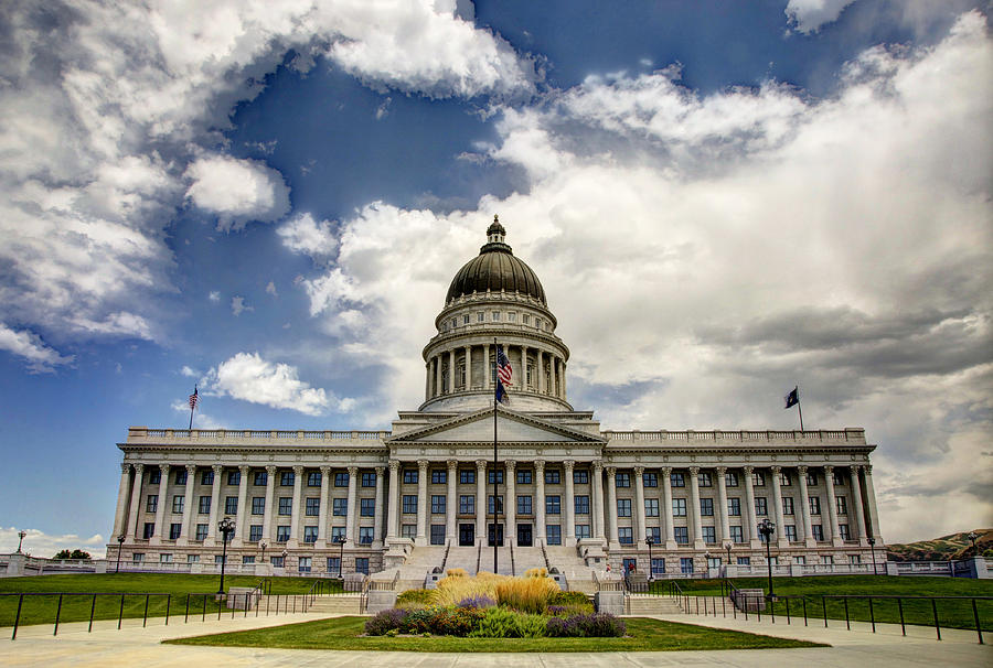 Utah State Capital Photograph By Peak Photography By Clint Easley