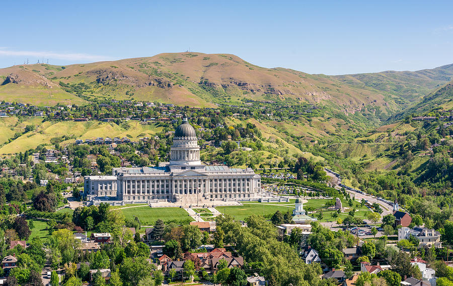 Utah State Capitol in Salt Lake City Photograph by Georgeclerk