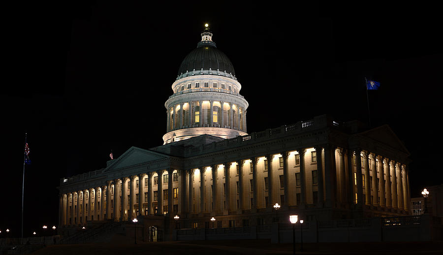 Utah State Capitol East Photograph by David Andersen