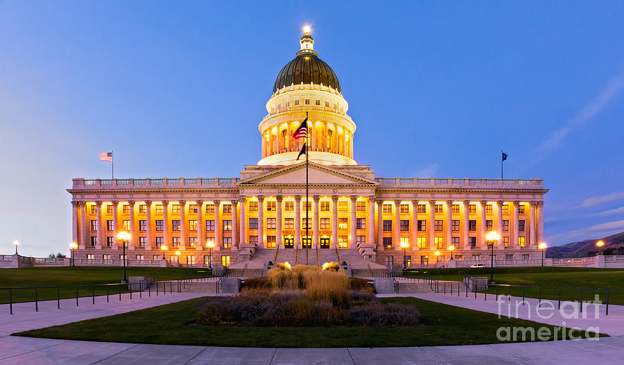 Utah State Capitol Salt Lake City Photograph by Jerry Fornarotto