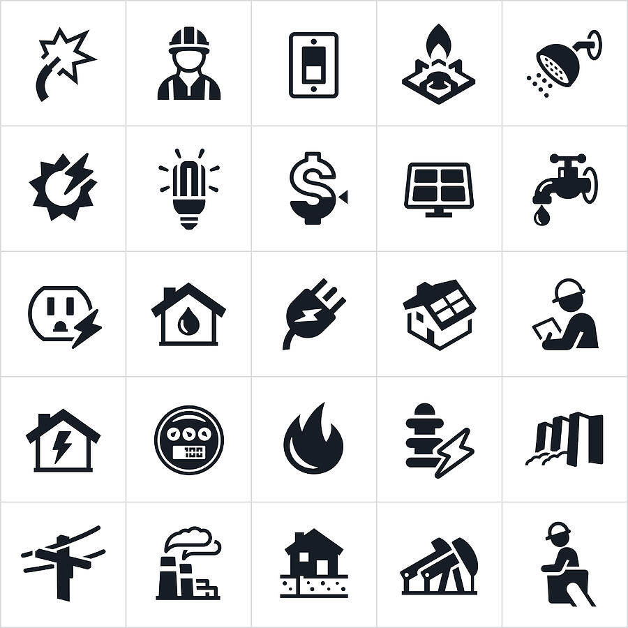 Utilities Icons Drawing by Appleuzr
