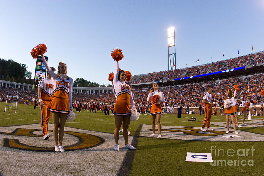 UVA Cheerleaders Photograph by Jason O Watson Pixels