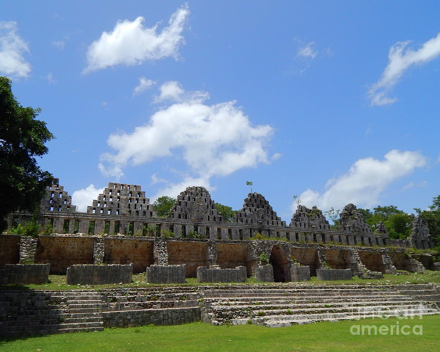Uxmal House Of The Doves Yucatan Mexico Photograph by Michael Hoard