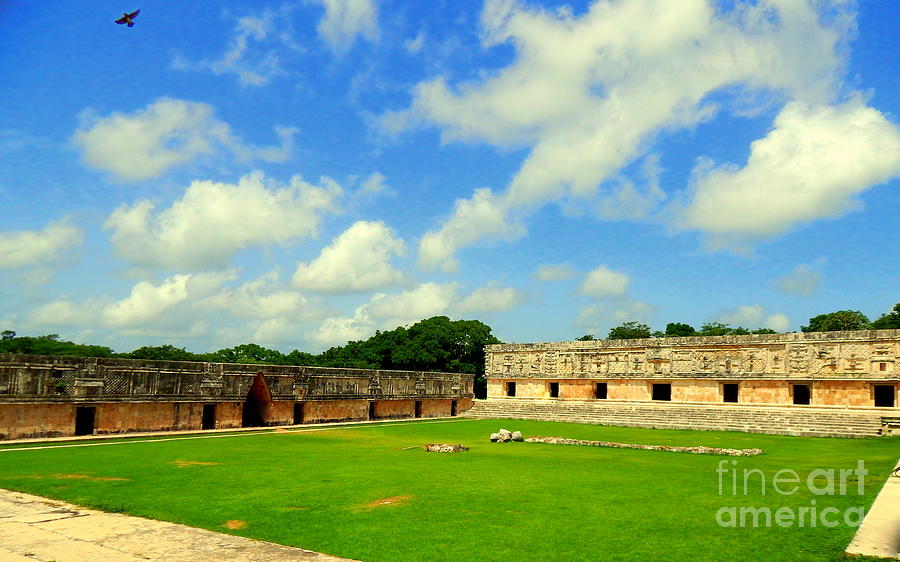 Uxmal Spirit Of The Nunnery Quad Yucatan Mexico Photograph by Michael Hoard