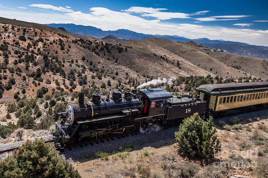 V and T Railroad Virginia City Nevada Photograph by Webb Canepa - Fine ...