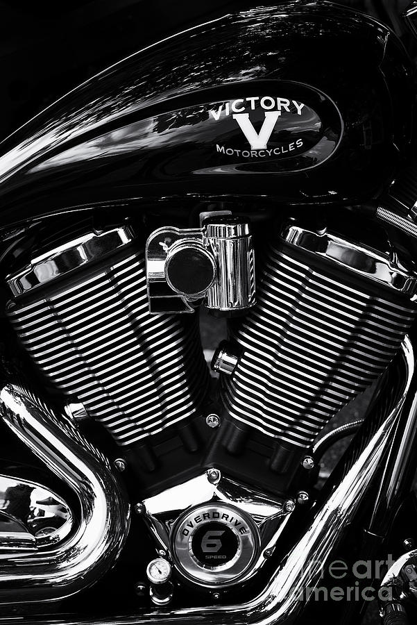 Motorcycle Photograph - V for Victory by Tim Gainey