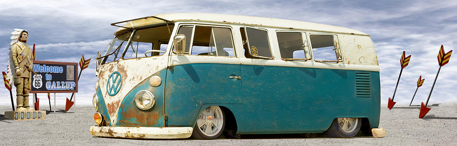 Vw Camper Photograph - V W Lowrider at Gallop by Mike McGlothlen